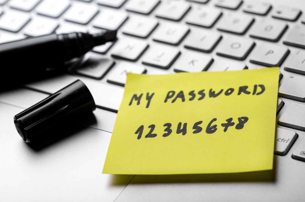 postit con password