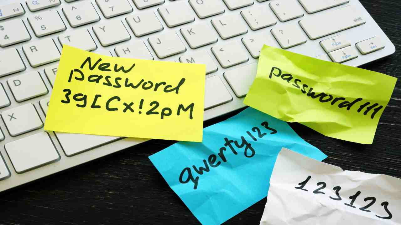 parola chiave password forte