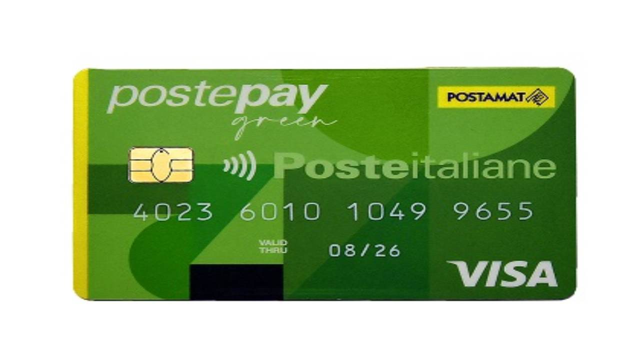 nuova postepay green