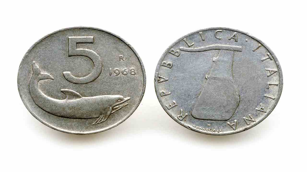  5 lire Delfino