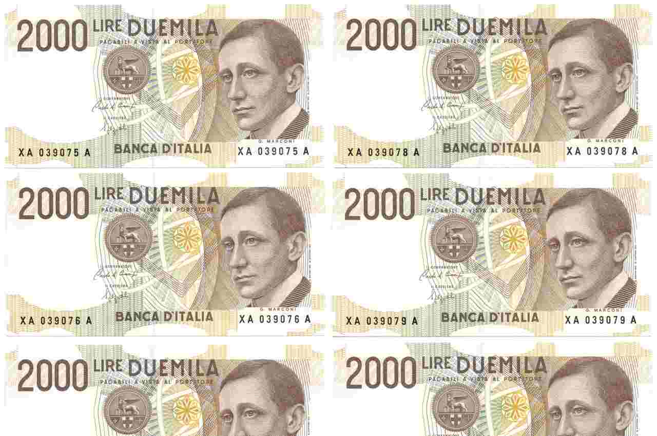 2.000 lire Giuseppe Marconi: il valore