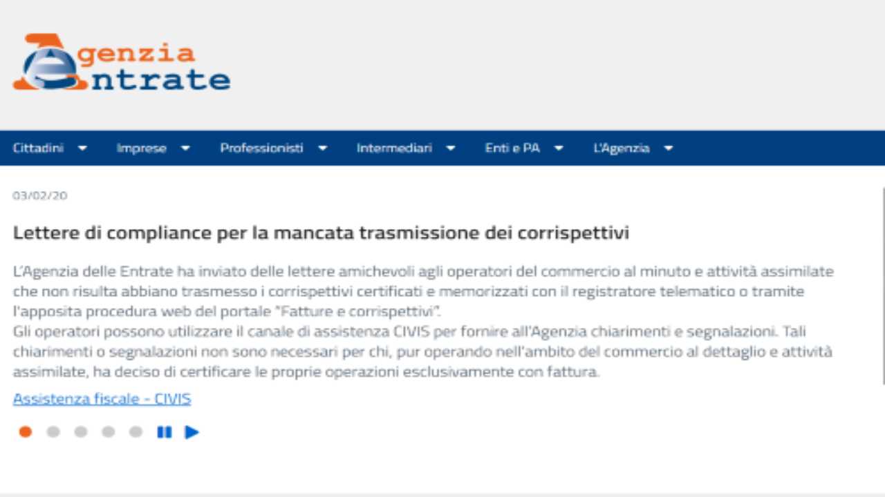 lettera di compliance